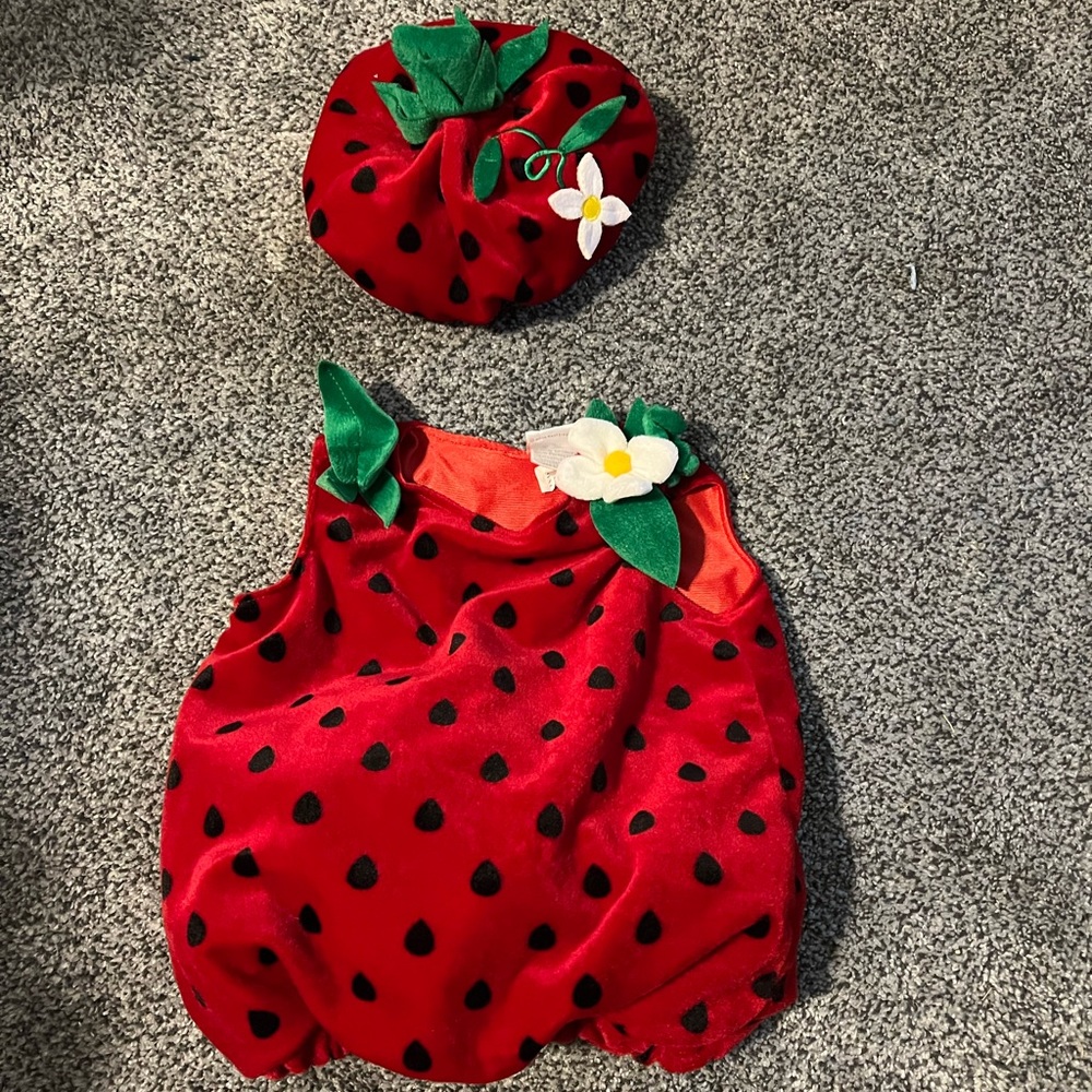 Strawberry Halloween costume!
